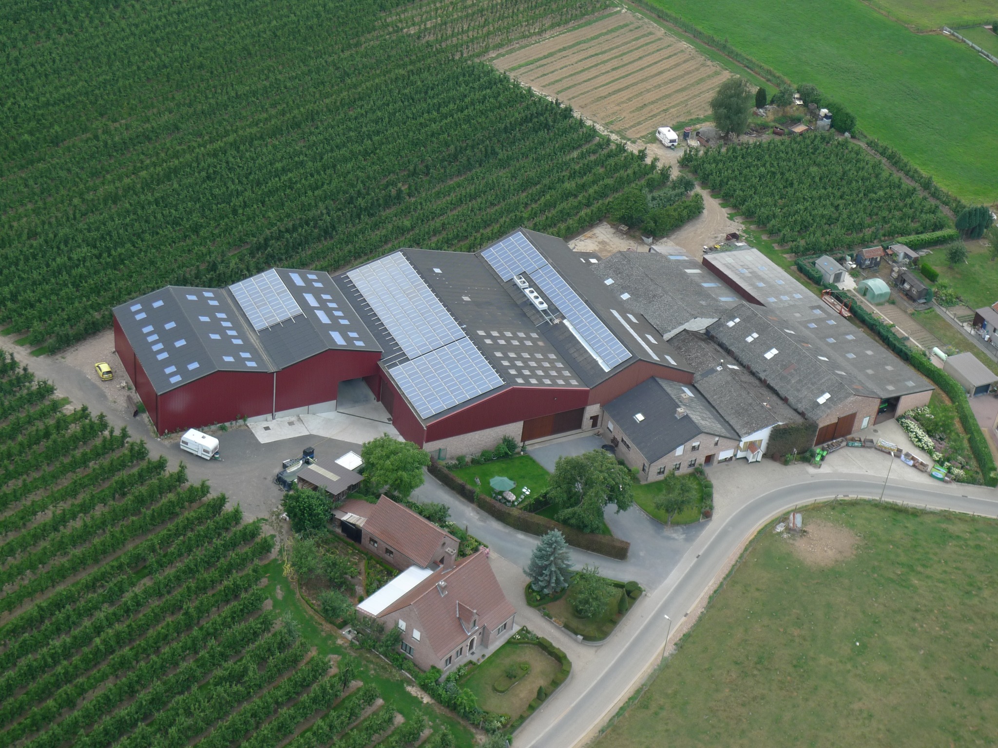 Fruit D'Haemer luchtfoto